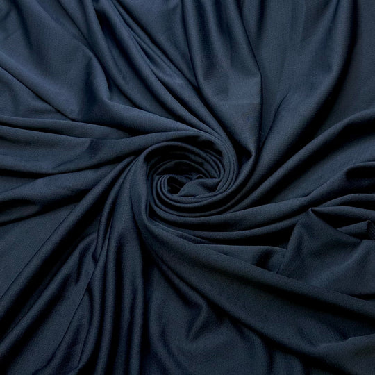 Missed Connection - Polyester Blend Knit - Navy - Bundles - True Deadstock fabric Fabric by private - Sustainable Textile | FABCYCLE