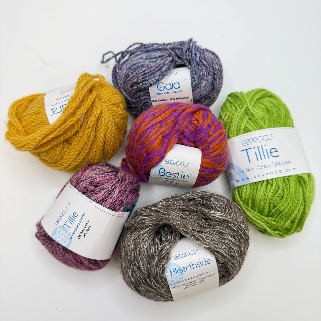 Mixed Fiber Yarn - Multi - 6 Pack - True Deadstock supplies Fabric by private - Sustainable Textile | FABCYCLE