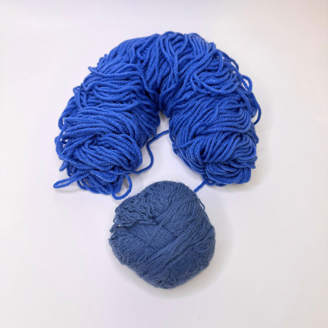 Mixed Fibre Content Yarn - Blue - 2 Pack - True Deadstock supplies Fabric by private - Sustainable Textile | FABCYCLE