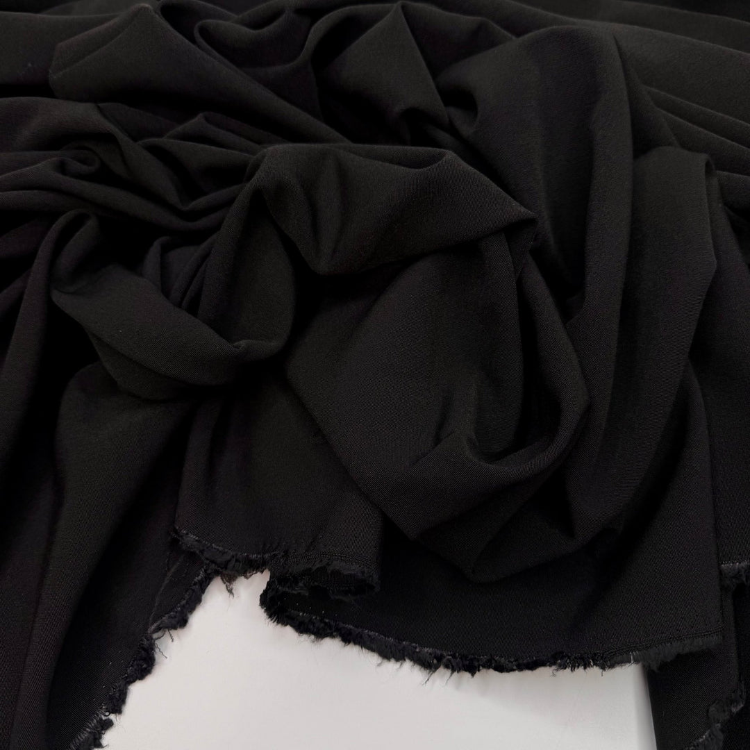 Mixing Cocktails - Cotton Blend Woven - Black - 1.4M Bundle - True Deadstock fabric Fabric by private - Sustainable Textile | FABCYCLE