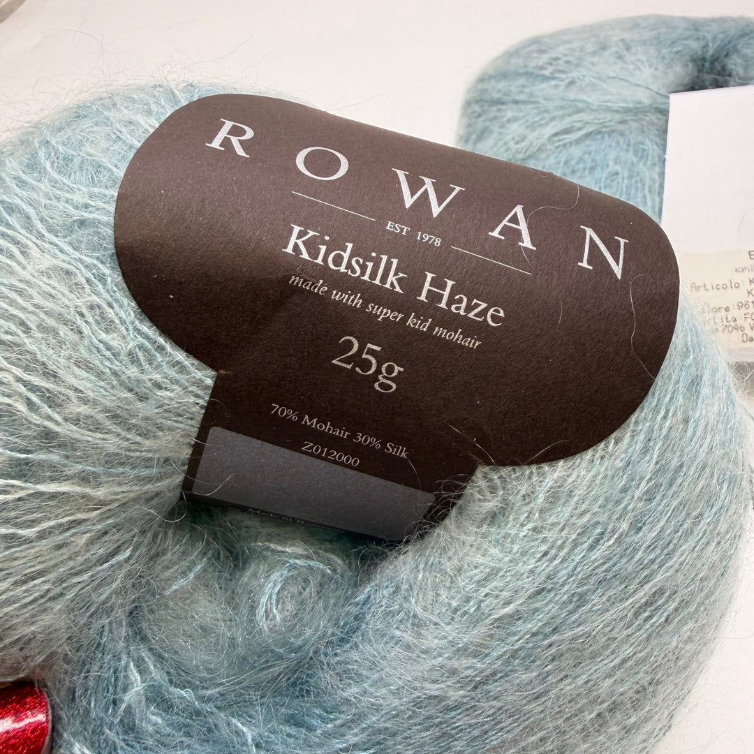 Mohair Silk Yarn - Light Blue - 2 Pack - True Deadstock supplies Fabric by private - Sustainable Textile | FABCYCLE