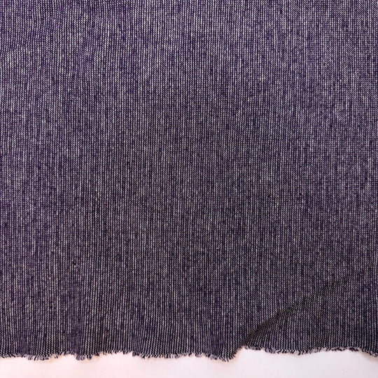 Mooncake - Rib Knit Cotton/Spandex Knit - Dark Purple - 3M Bundle - True Deadstock fabric Fabric by private - Sustainable Textile | FABCYCLE