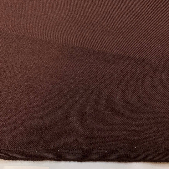 Moose Tracks Ice Cream - Polyester Blend Woven - Brown - 1.1M Bundle - True Deadstock fabric Fabric by private - Sustainable Textile | FABCYCLE