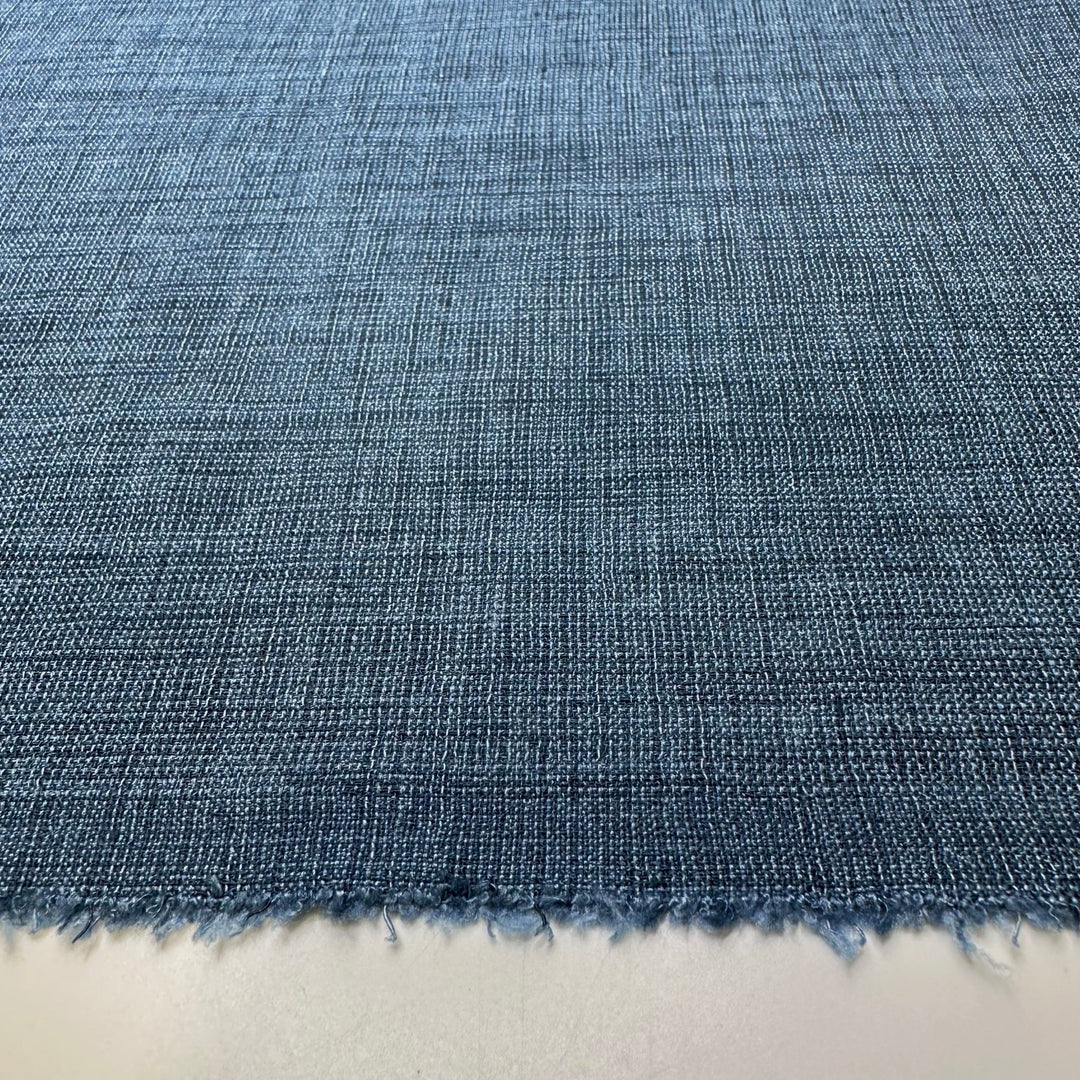Morning Rain - Polyester Blend Woven - Blue - 2.4M Bundle - True Deadstock fabric Fabric by private - Sustainable Textile | FABCYCLE