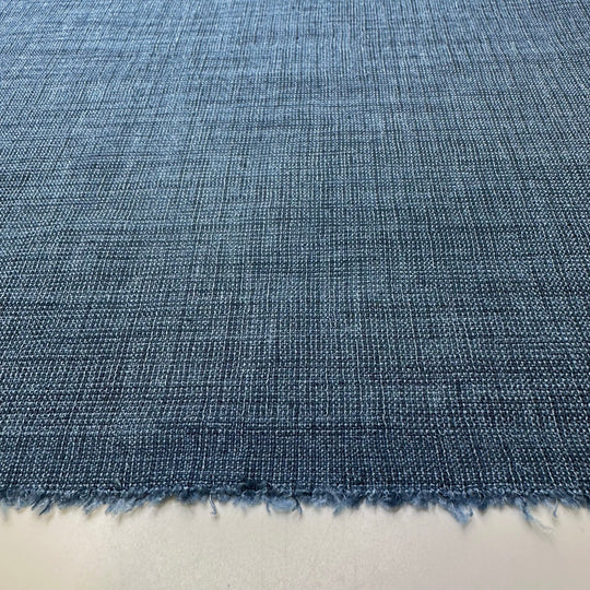Morning Rain - Polyester Blend Woven - Blue - 2.4M Bundle - True Deadstock fabric Fabric by private - Sustainable Textile | FABCYCLE