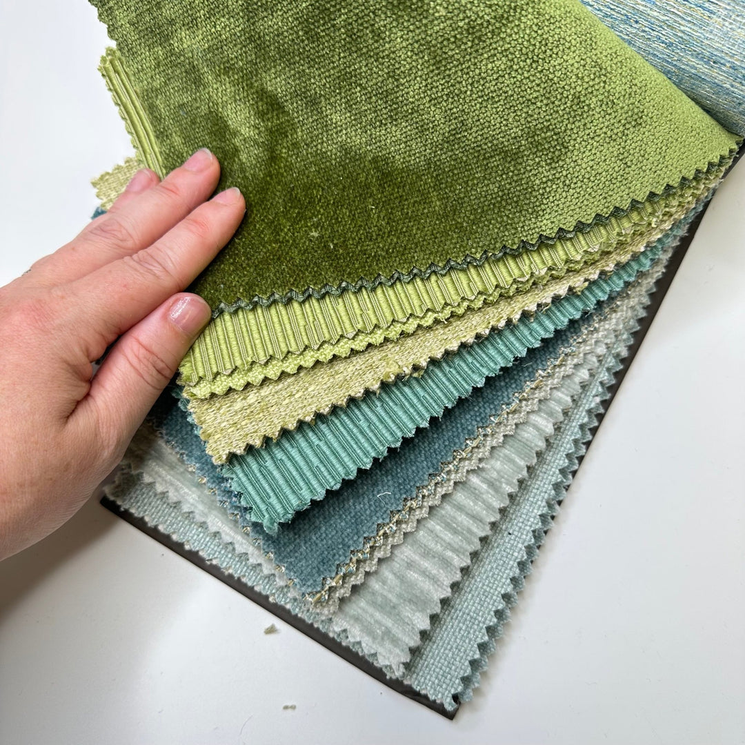 Mossy - Home Décor Sample Books - Lg Rectangle - True Deadstock fabric Fabric by private - Sustainable Textile | FABCYCLE