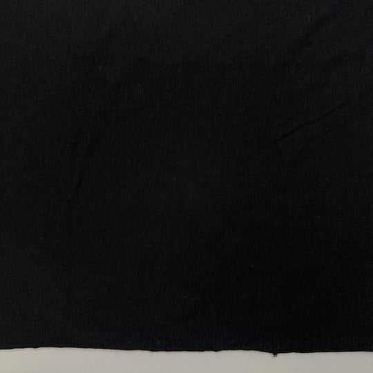 Mountain Overlook - Jersey Wool Blend Knit - Black - 2.45M Bundle - True Deadstock fabric Fabric by private - Sustainable Textile | FABCYCLE
