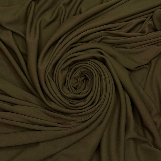 Mountain River Adventure - Jersey Polyester Blend Knit - Dark Green - 1.75M Bundle - True Deadstock fabric Fabric by private - Sustainable Textile | FABCYCLE