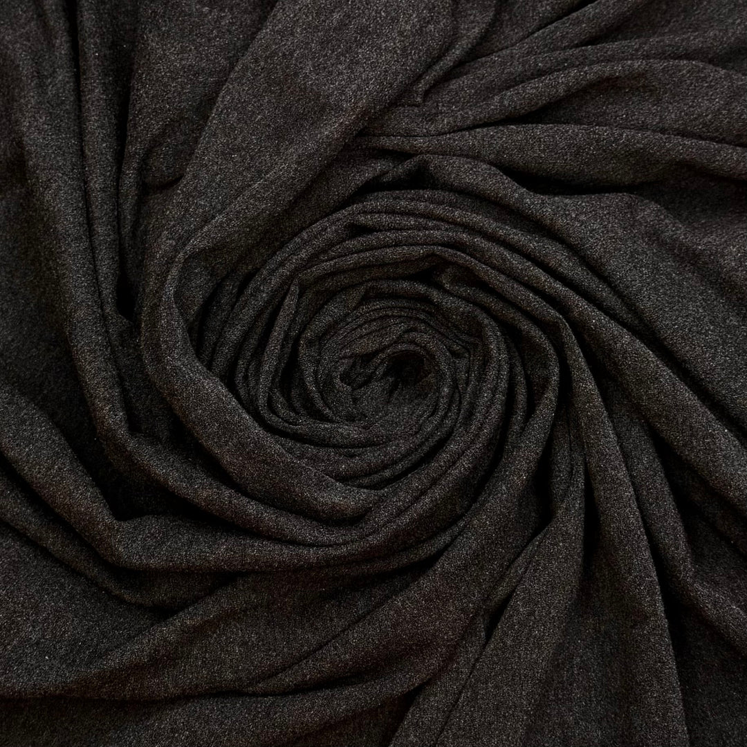 Mountaineering - Jersey Rayon Blend Knit - Dark Grey - 2.8M Bundle - True Deadstock fabric Fabric by private - Sustainable Textile | FABCYCLE