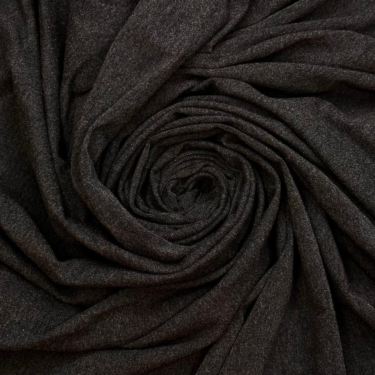 Mountaineering - Jersey Rayon Blend Knit - Dark Grey - 2.8M Bundle - True Deadstock fabric Fabric by private - Sustainable Textile | FABCYCLE