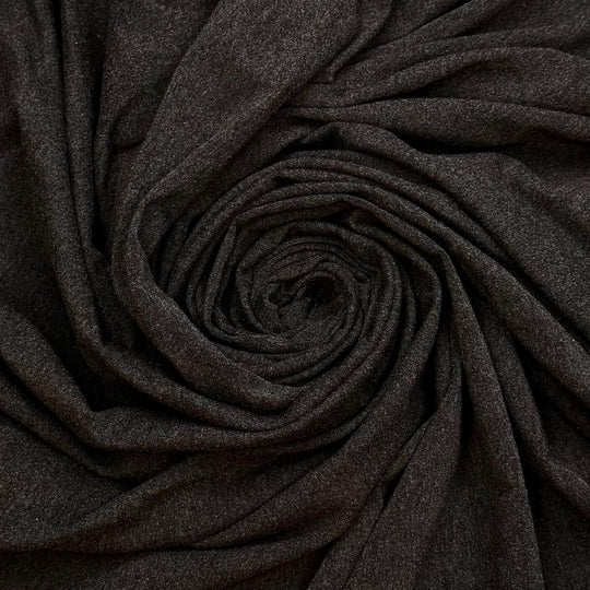 Mountaineering - Jersey Rayon Blend Knit - Dark Grey - 2.8M Bundle - True Deadstock fabric Fabric by private - Sustainable Textile | FABCYCLE