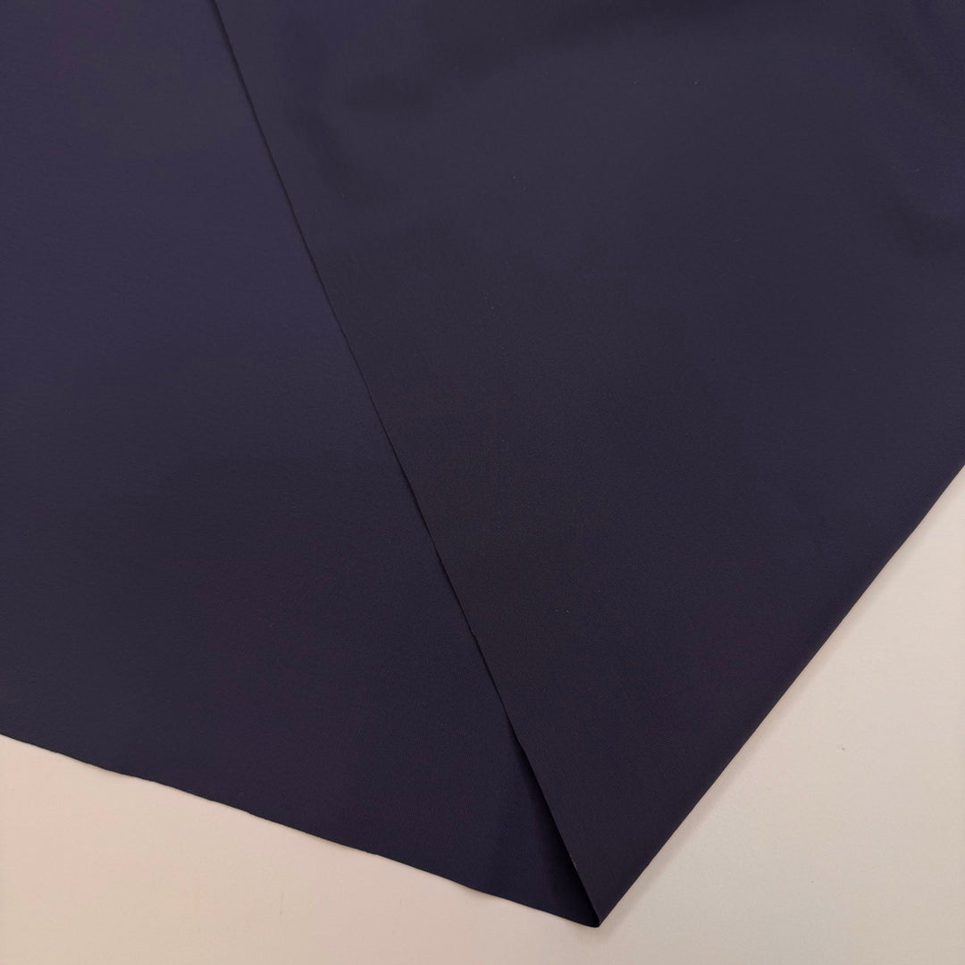 Mountains That Reach The Clouds - Poly/Spandex Knit - Navy - 1M Bundle - True Deadstock fabric Fabric by private - Sustainable Textile | FABCYCLE