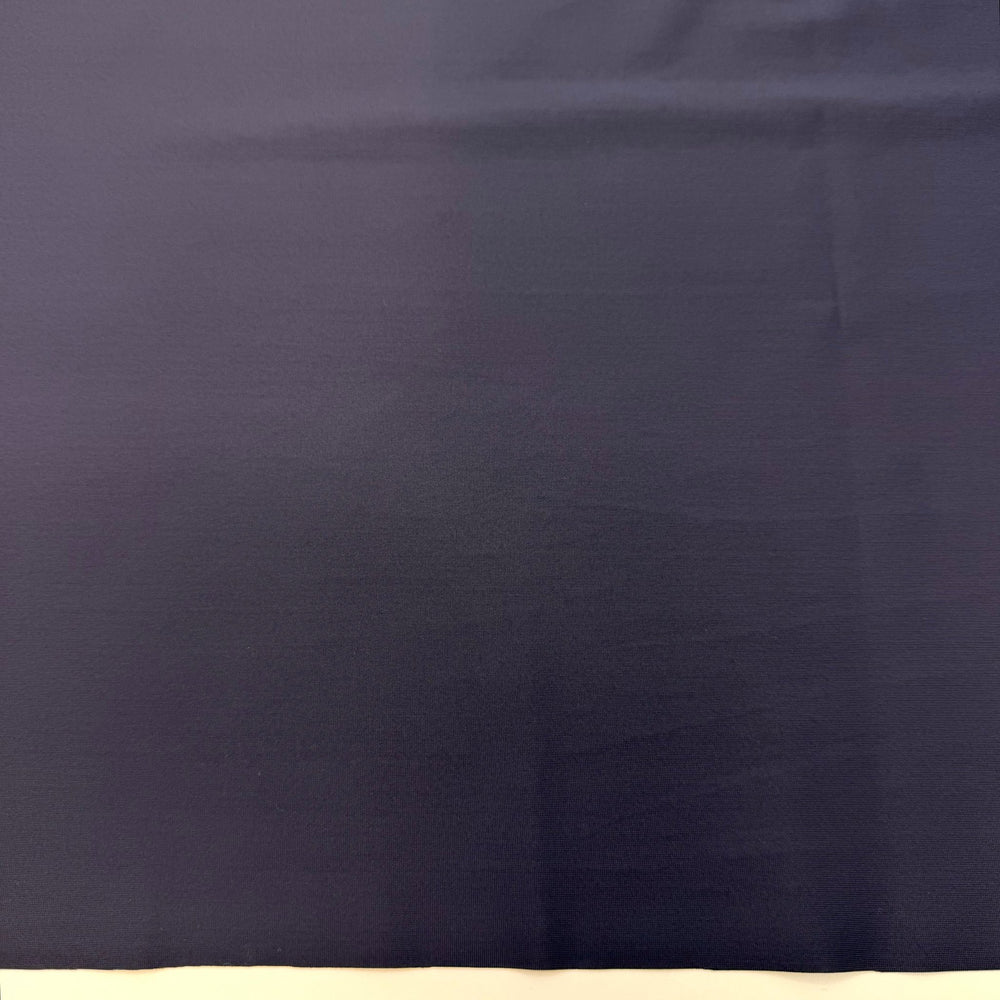 Mountains That Reach The Clouds - Poly/Spandex Knit - Navy - 1M Bundle - True Deadstock fabric Fabric by private - Sustainable Textile | FABCYCLE