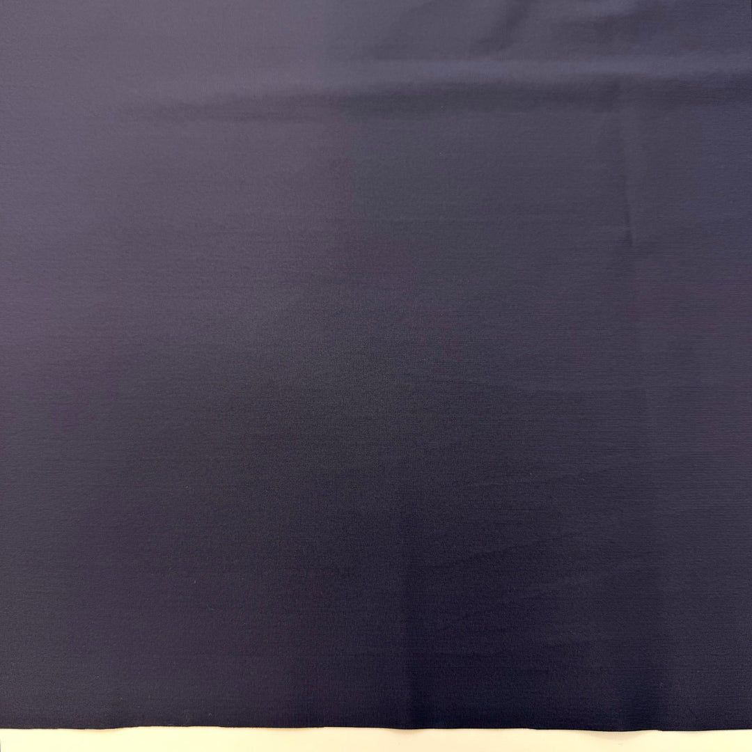 Mountains That Reach The Clouds - Poly/Spandex Knit - Navy - 1M Bundle - True Deadstock fabric Fabric by private - Sustainable Textile | FABCYCLE