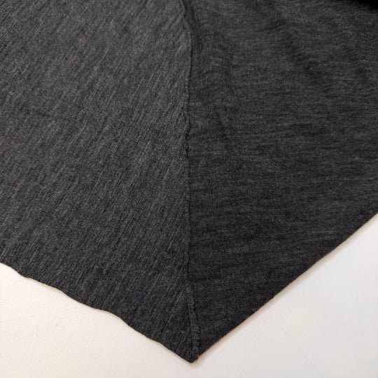 Much Needed Rain - Merino Wool Blend Jersey Knit - Dark Grey Heathered - 2.4M Bundle - True Deadstock fabric Fabric by private - Sustainable Textile | FABCYCLE