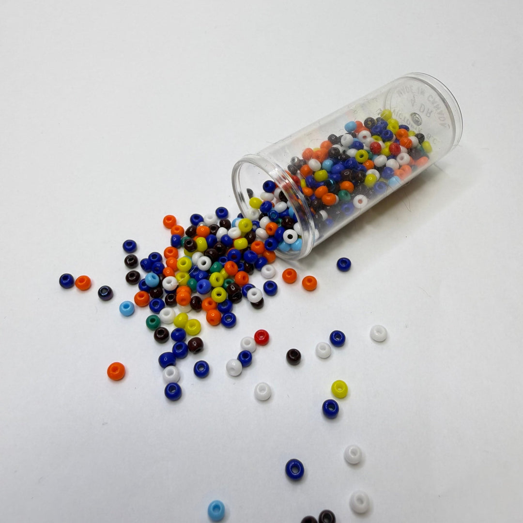 Multi Coloured Seed Beads - Multi - 100 Pack - True Deadstock supplies Fabric by private - Sustainable Textile | FABCYCLE