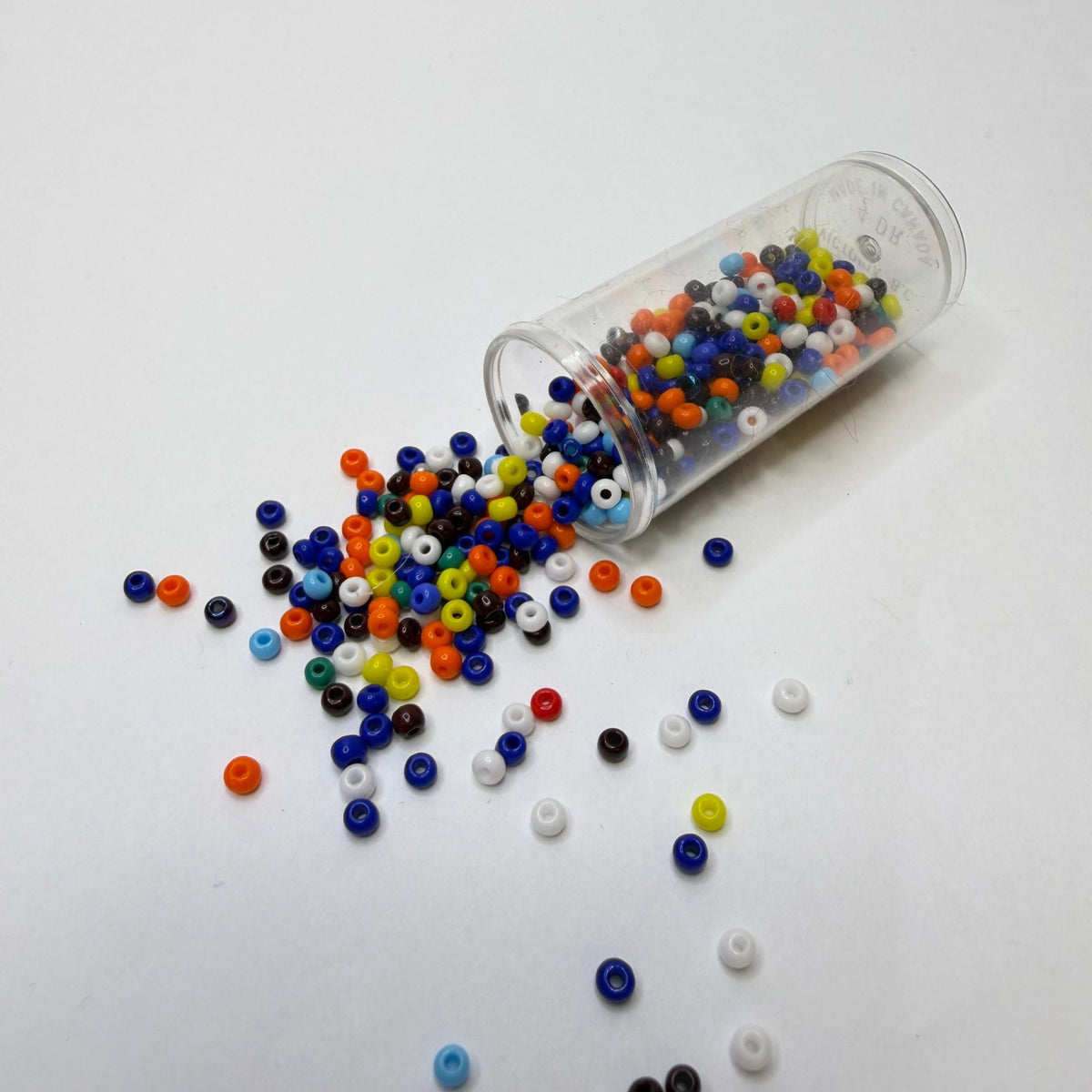 Multi Coloured Seed Beads - Multi - 100 Pack - True Deadstock supplies Fabric by private - Sustainable Textile | FABCYCLE