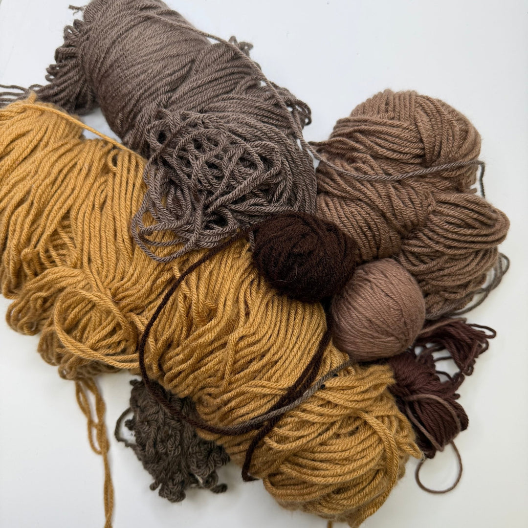 Multi Colours Wound Together Yarn - Multi - Individual - True Deadstock supplies Fabric by private - Sustainable Textile | FABCYCLE