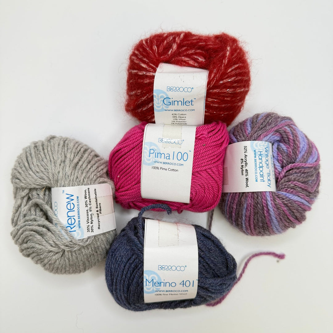 Multi Fibre Yarn - Multi - 5 Pack - True Deadstock supplies Fabric by private - Sustainable Textile | FABCYCLE
