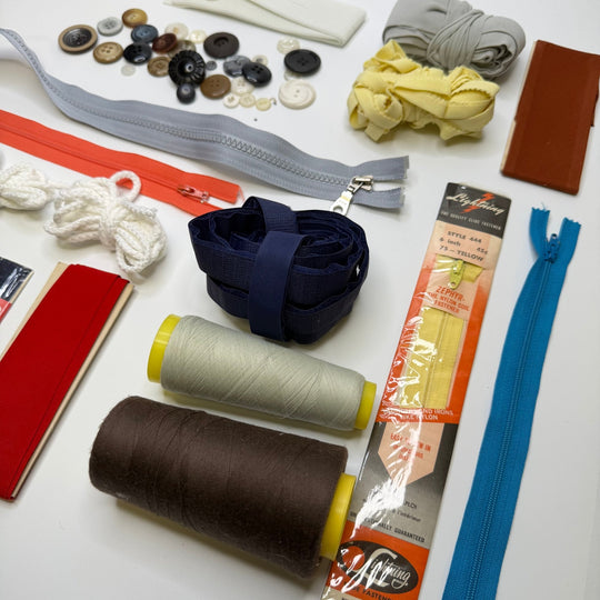 Mushroom Hunting - Supplies Grab Bag - Multi - Pack - True Deadstock supplies Fabric by private - Sustainable Textile | FABCYCLE