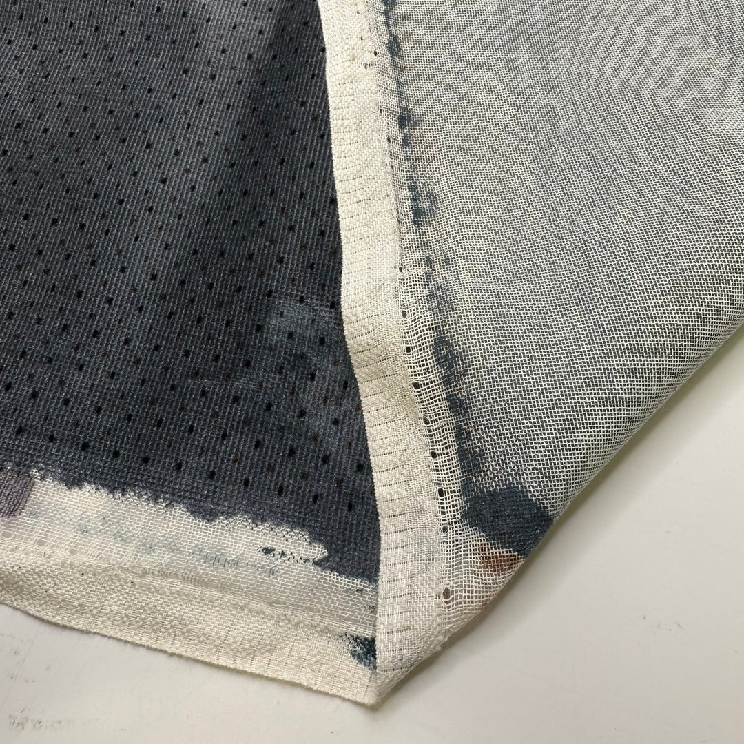 Must Change The Wallpaper - Vintage Cotton/Poly Woven - Grey Multi Polka Dots - 2.8M Bundle - True Deadstock fabric Fabric by private - Sustainable Textile | FABCYCLE