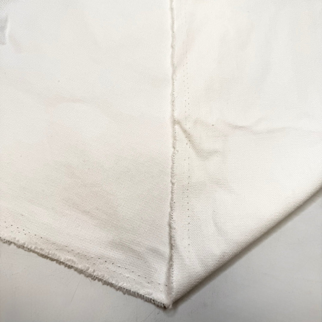 My Canvas Is A Tote Bag - Cotton Woven - White - 2.1M Bundle - True Deadstock fabric Fabric by private - Sustainable Textile | FABCYCLE