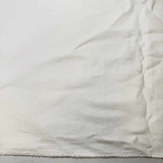 My Canvas Is A Tote Bag - Cotton Woven - White - 2.1M Bundle - True Deadstock fabric Fabric by private - Sustainable Textile | FABCYCLE