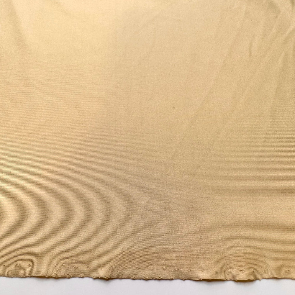 My Day Off - Chitosante Poly/Spandex Knit - Light Yellow/Beige - 3.9M Bundle - True Deadstock fabric Fabric by private - Sustainable Textile | FABCYCLE