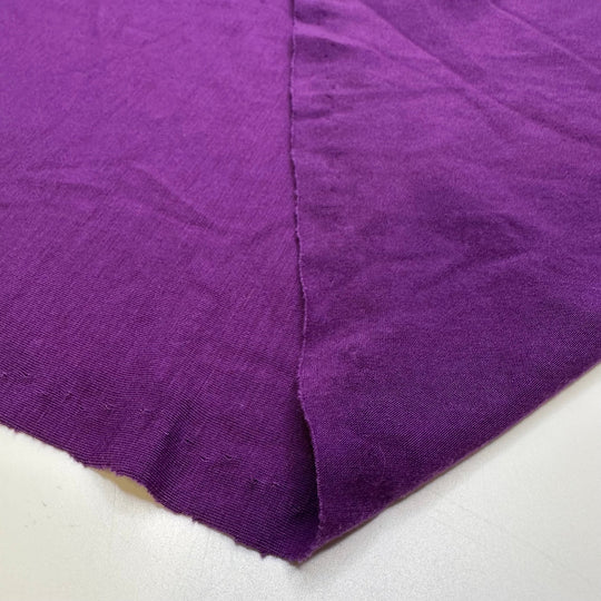 My Favourite Romance Novel - Polyester Blend Knit - Purple - 0.85M Bundle - True Deadstock fabric Fabric by private - Sustainable Textile | FABCYCLE