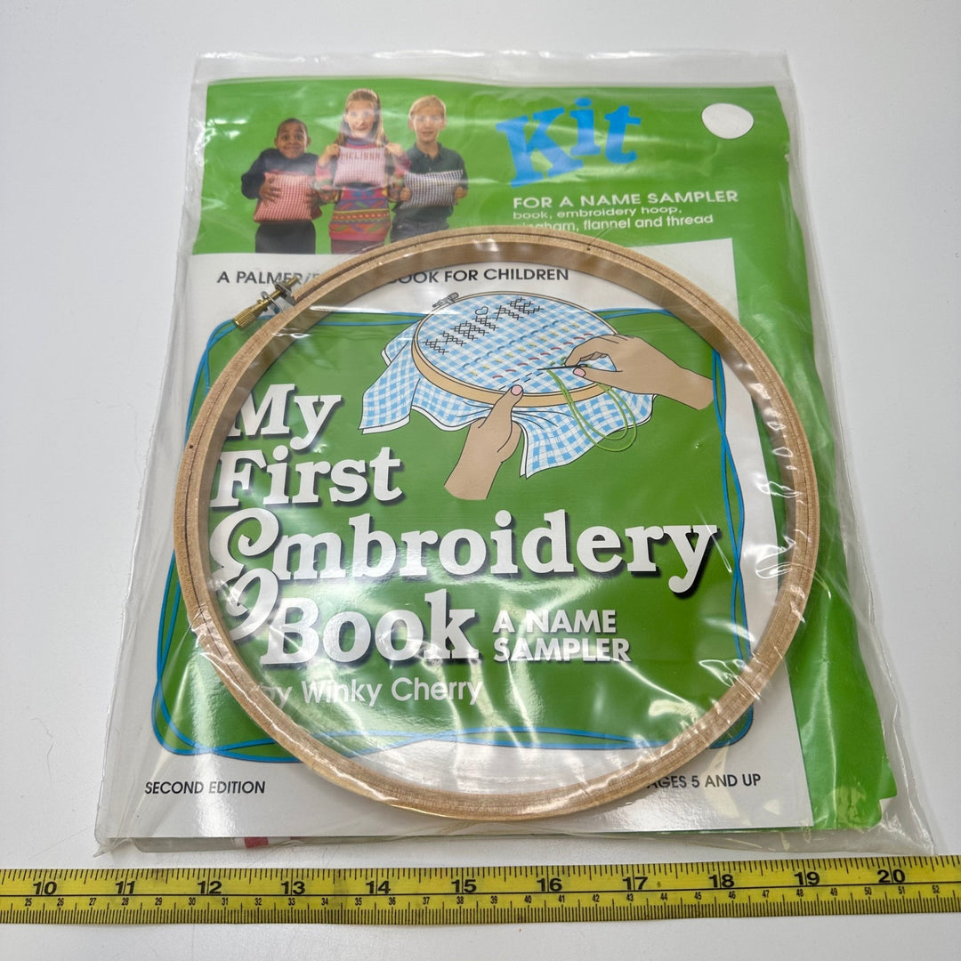 My First Embroidery Book Books - Green Multi - Individual - True Deadstock supplies Fabric by private - Sustainable Textile | FABCYCLE
