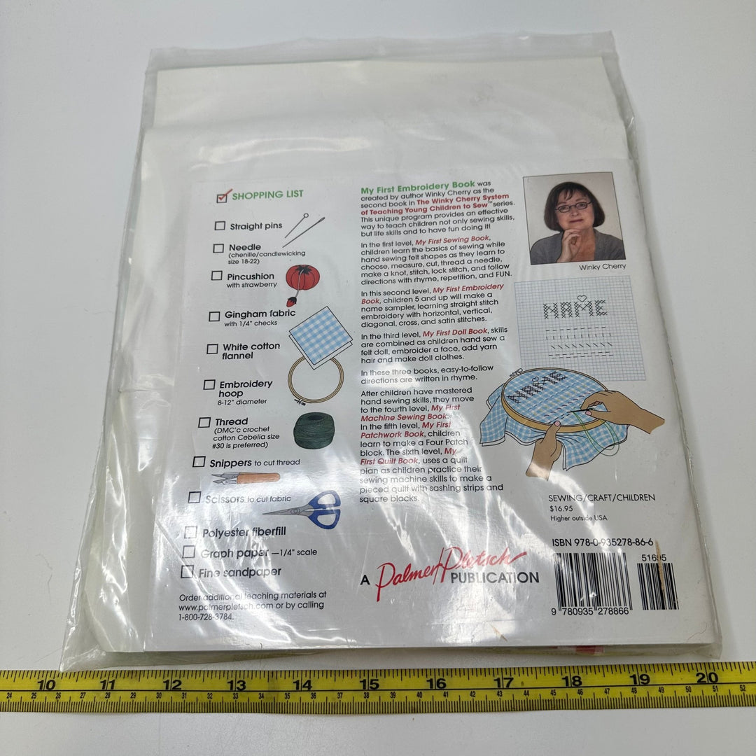 My First Embroidery Book Books - Green Multi - Individual - True Deadstock supplies Fabric by private - Sustainable Textile | FABCYCLE