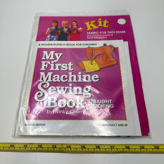 My First Machine Sewing Book Books - Dark Pink Multi - Individual - True Deadstock supplies Fabric by private - Sustainable Textile | FABCYCLE