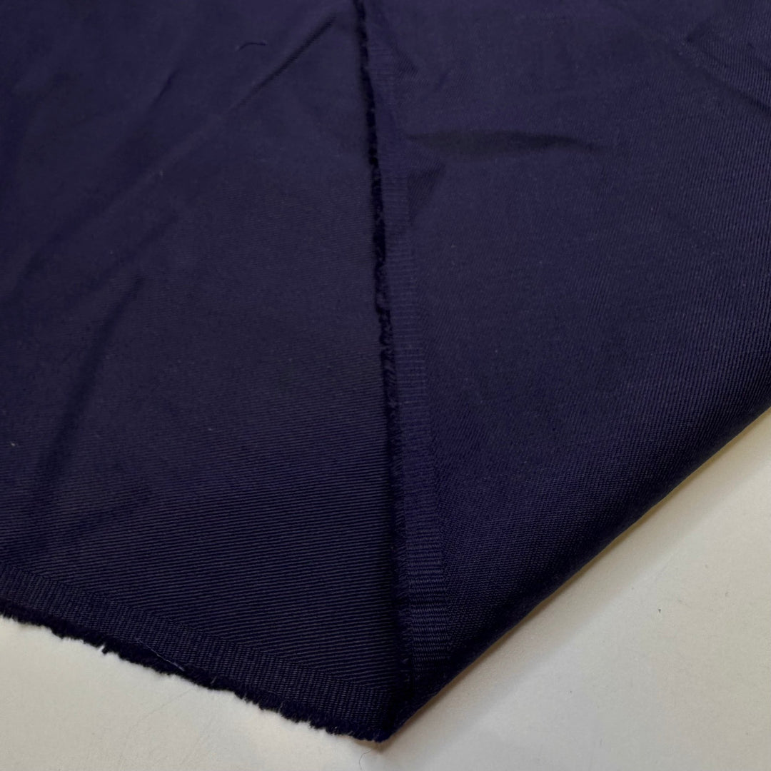 My First Suit - Twill Weave Cotton/Poly Woven - Navy - 1.55M Bundle - True Deadstock fabric Fabric by private - Sustainable Textile | FABCYCLE
