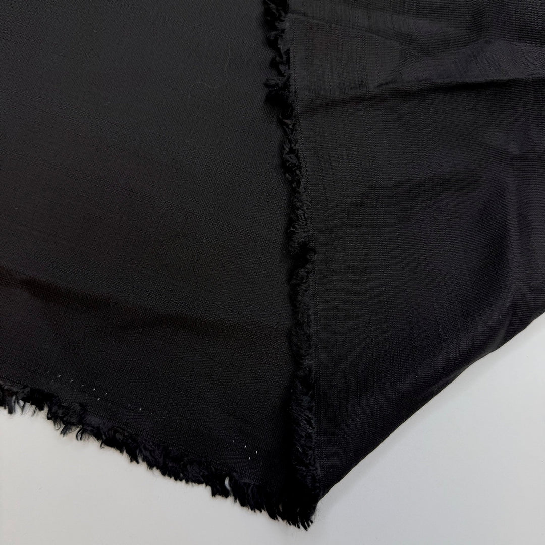 My Handsome Prince - Cotton Blend Woven - Black - 3M Bundle - True Deadstock fabric Fabric by private - Sustainable Textile | FABCYCLE