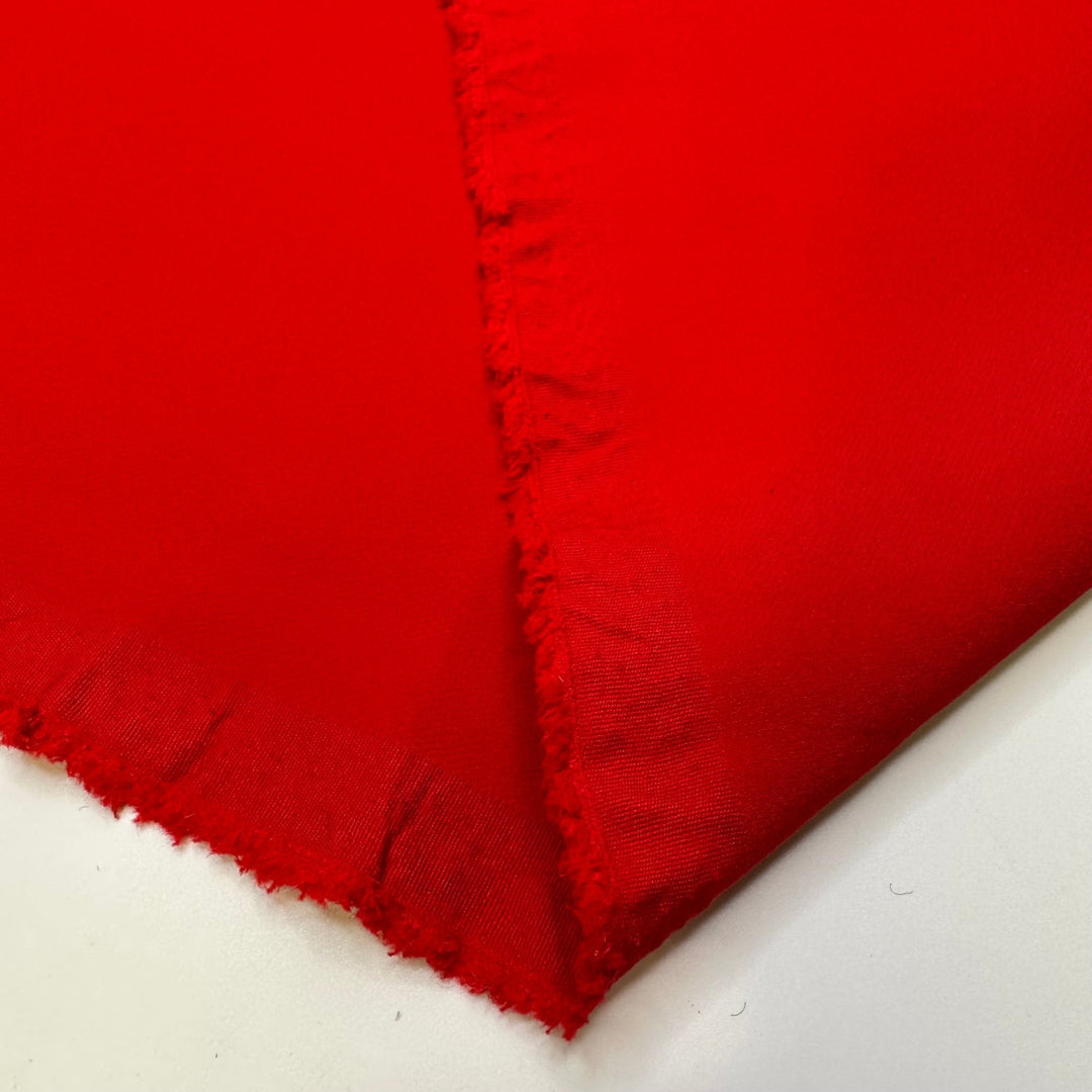 My House My Rules - Synthetic Blend Woven - Red - 1.7M Bundle - True Deadstock fabric Fabric by private - Sustainable Textile | FABCYCLE