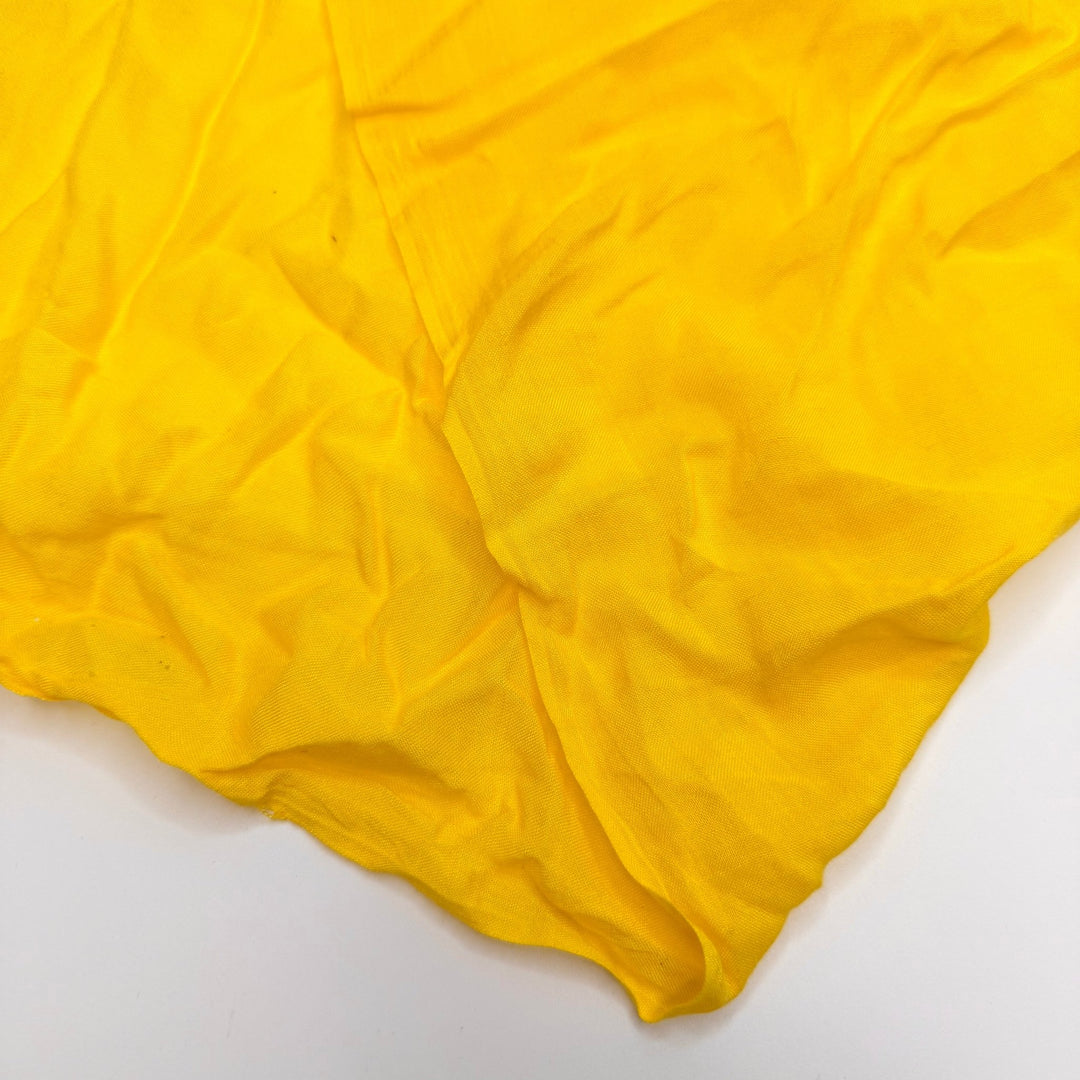 My Moment In The Spotlight - Cotton/Rayon Woven - Yellow - 1.1M Bundle - True Deadstock fabric Fabric by private - Sustainable Textile | FABCYCLE