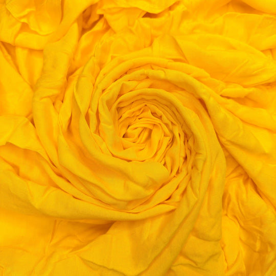My Moment In The Spotlight - Cotton/Rayon Woven - Yellow - 1.1M Bundle - True Deadstock fabric Fabric by private - Sustainable Textile | FABCYCLE