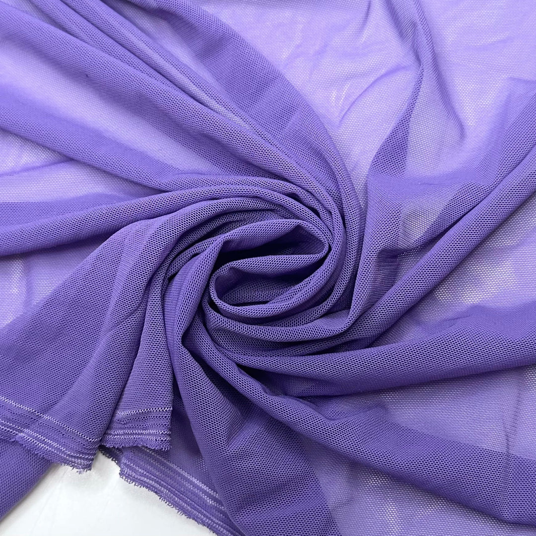 My Princess Queen Outfit - Mesh Poly/Spandex Knit - Purple - 2M Bundle - True Deadstock fabric Fabric by private - Sustainable Textile | FABCYCLE