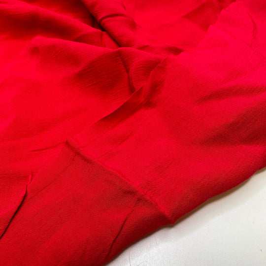 My Red Carpet Moment - Cotton Blend Woven - Red - 1M Bundle - True Deadstock fabric Fabric by private - Sustainable Textile | FABCYCLE