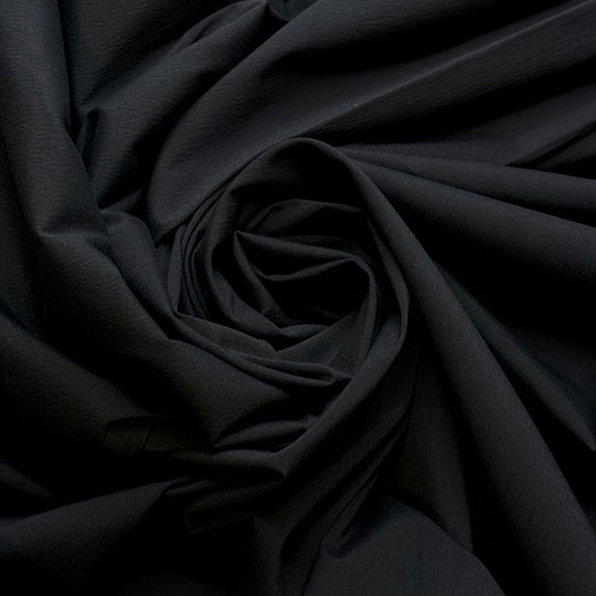 Nap Time - Polyester Blend Woven - Black - 1M Bundle - True Deadstock fabric Fabric by private - Sustainable Textile | FABCYCLE
