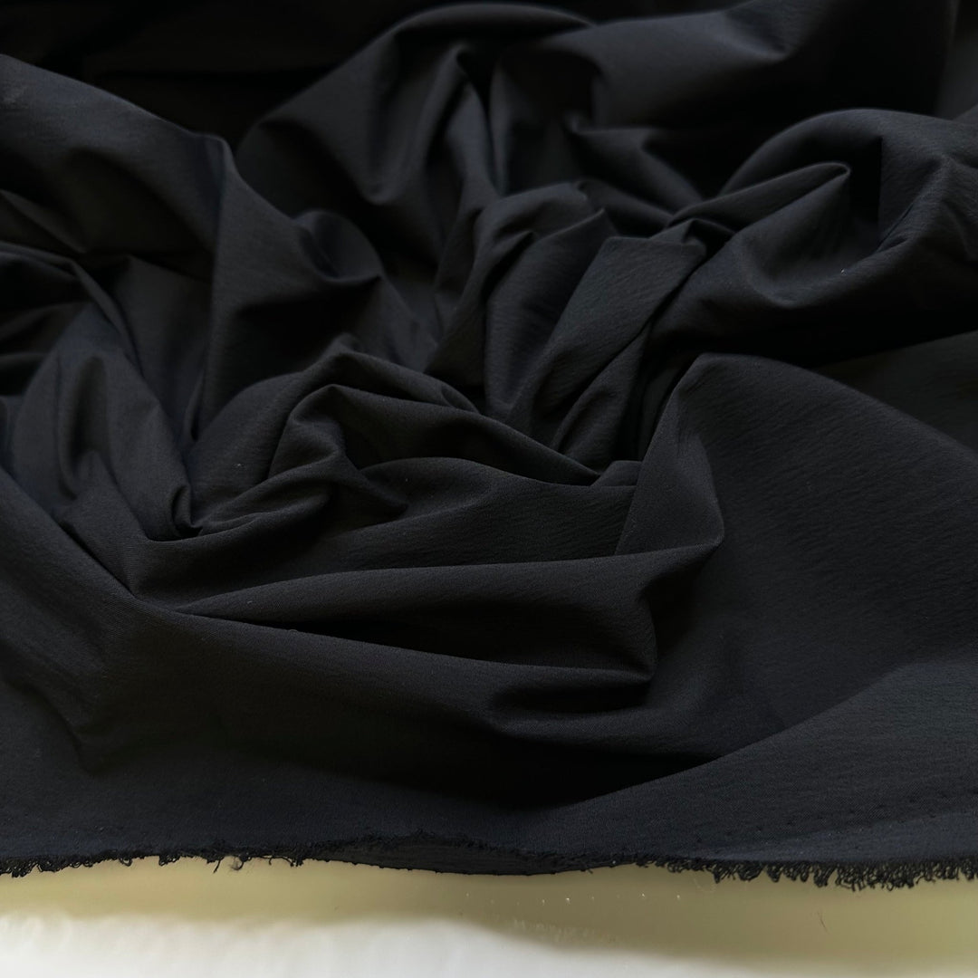 Nap Time - Polyester Blend Woven - Black - 1M Bundle - True Deadstock fabric Fabric by private - Sustainable Textile | FABCYCLE