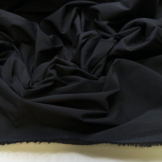 Nap Time - Polyester Blend Woven - Black - 1M Bundle - True Deadstock fabric Fabric by private - Sustainable Textile | FABCYCLE