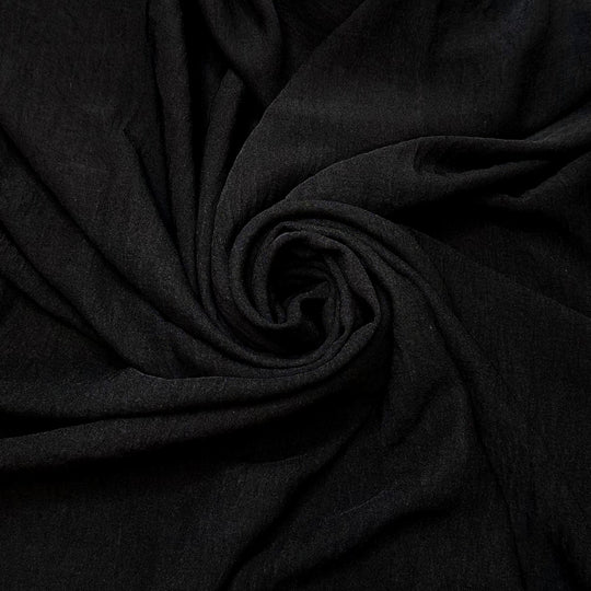 Napping The Day Away - Polyester Blend Woven - Black - 1.55M Bundle - True Deadstock fabric Fabric by private - Sustainable Textile | FABCYCLE
