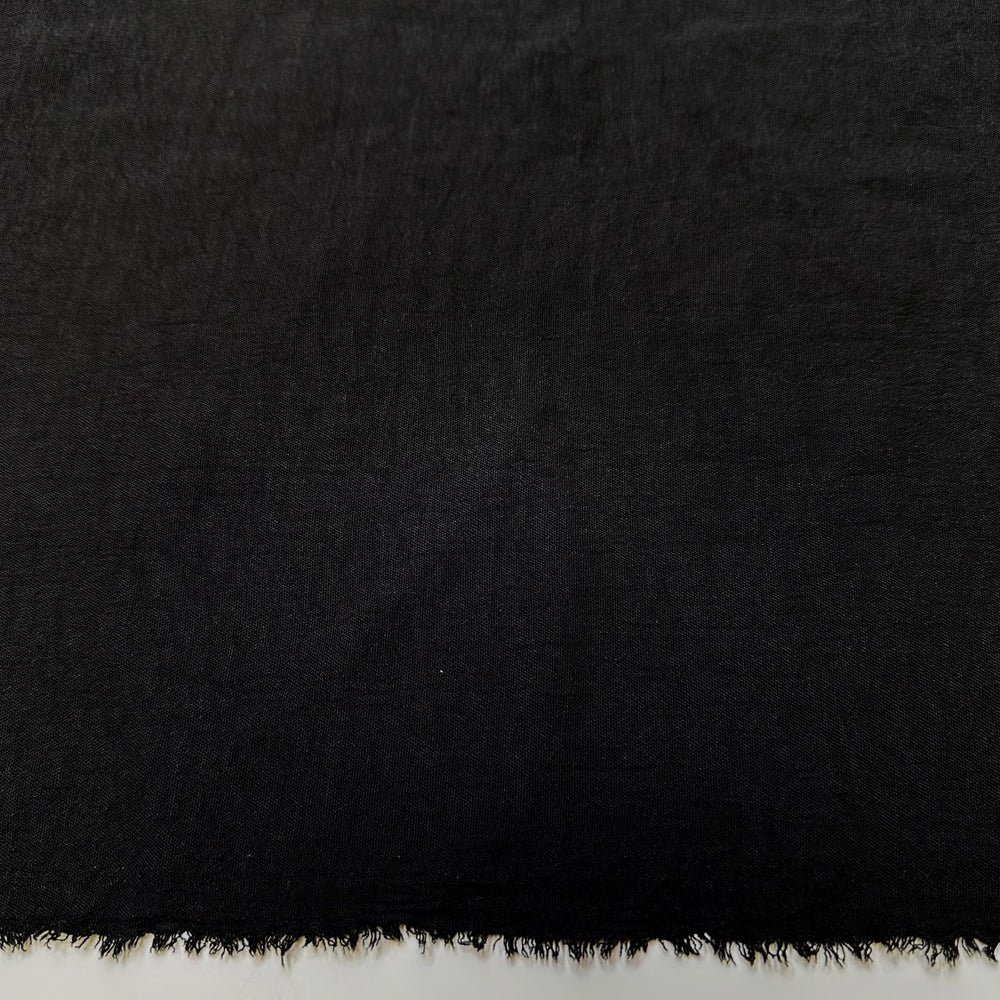Napping The Day Away - Polyester Blend Woven - Black - 1.55M Bundle - True Deadstock fabric Fabric by private - Sustainable Textile | FABCYCLE