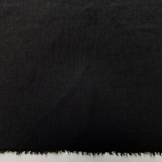 Napping The Day Away - Polyester Blend Woven - Black - 1.55M Bundle - True Deadstock fabric Fabric by private - Sustainable Textile | FABCYCLE