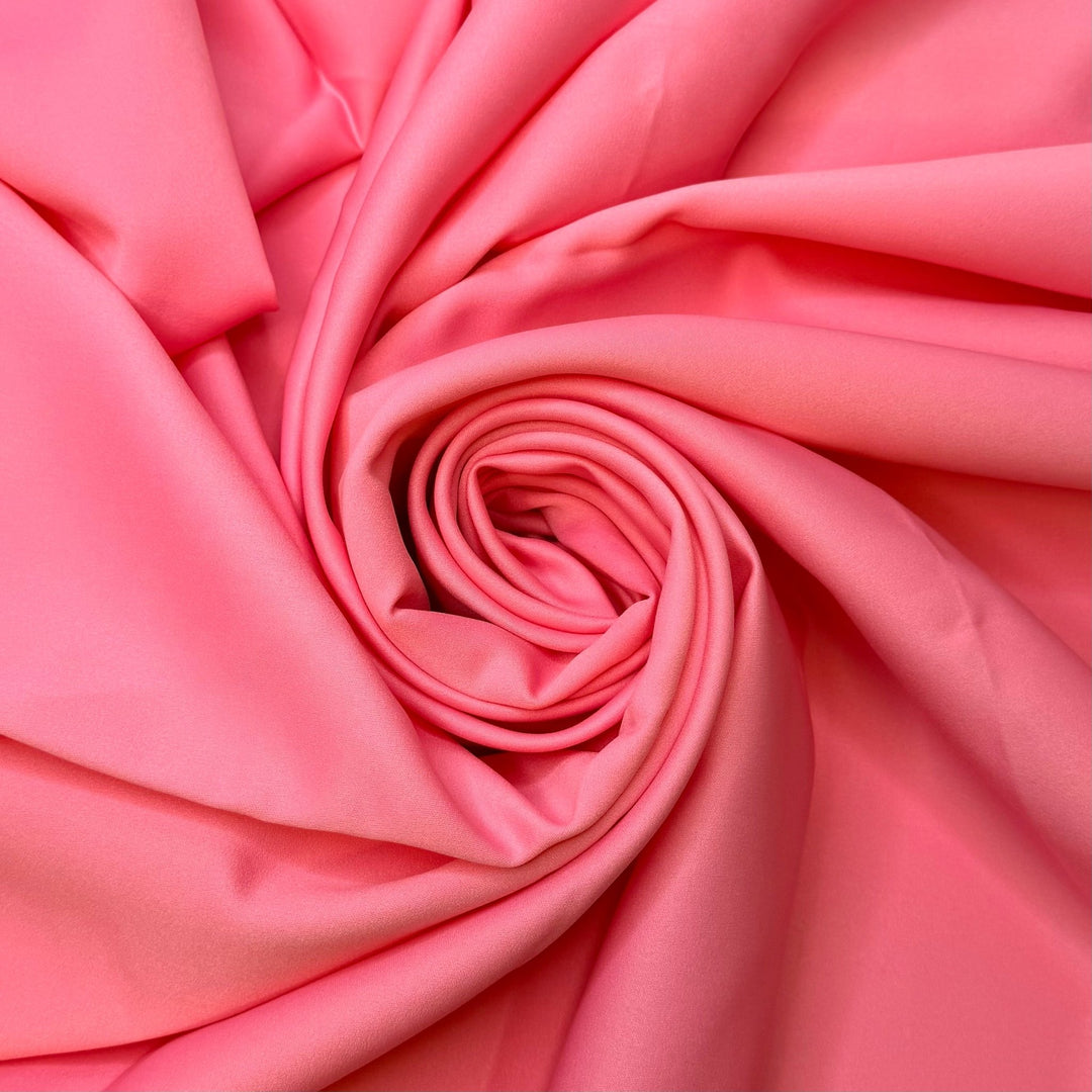 Natural Dopamine - Vintage Sateen Poly Woven - Pink - 1.7M Bundle - True Deadstock fabric Fabric by private - Sustainable Textile | FABCYCLE