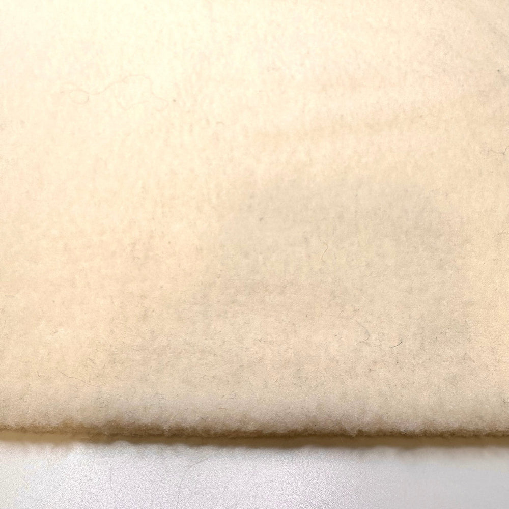Natural Enhancement - Fleece Poly Knit - Cream - 1.2M Bundle - True Deadstock fabric Fabric by private - Sustainable Textile | FABCYCLE