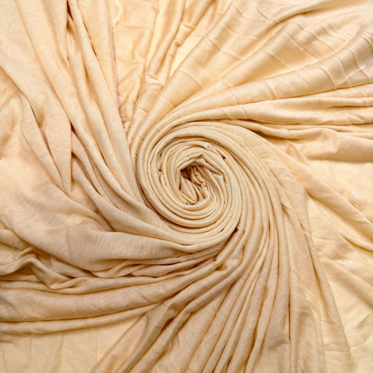 Natural Luxuries - Jersey Modal/Silk Knit - Dark Cream - 3.5M Bundle - True Deadstock fabric Fabric by private - Sustainable Textile | FABCYCLE
