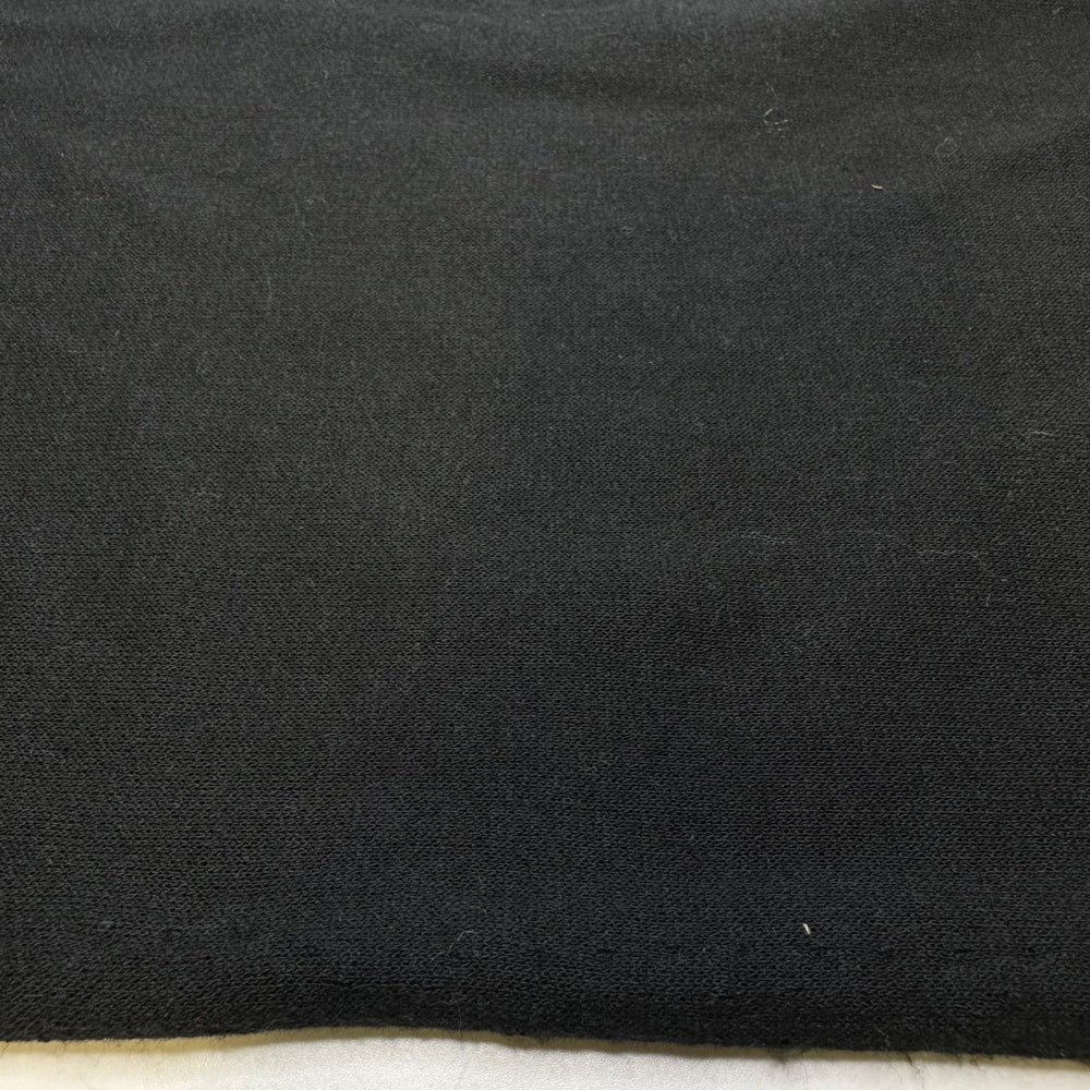 Naturally Sweet - Brushed French Terry Natural Blend Knit - Black - 1.2M Bundle - True Deadstock fabric Fabric by private - Sustainable Textile | FABCYCLE