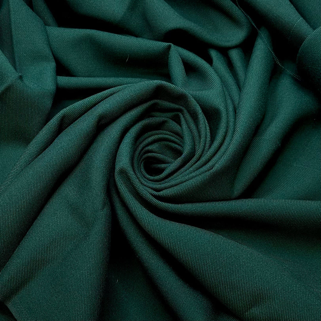 Nature Walks - Wool Woven - Dark Green - 1.5M Bundle - True Deadstock fabric Fabric by private - Sustainable Textile | FABCYCLE